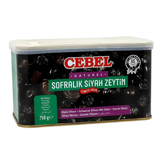 Zwarte Cebel Olijven 750g | € / stuk