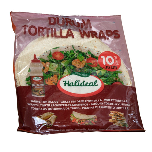 Durum Tortilla Wraps 30cm x 10 | € / stuk