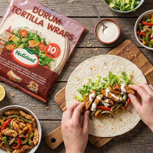 Durum Tortilla Wraps 30cm x 10 | € / stuk