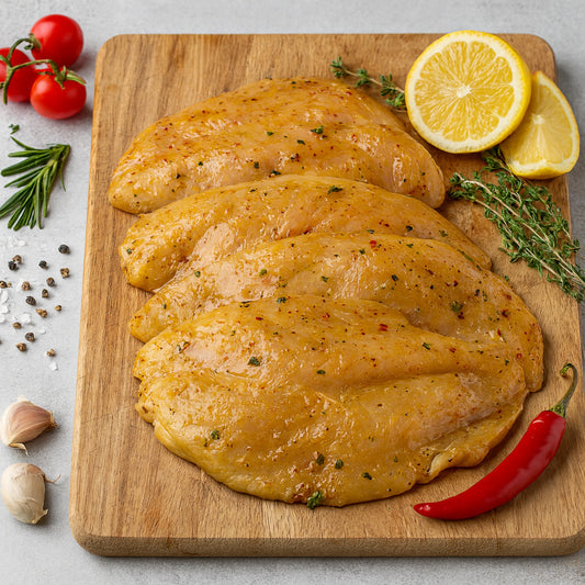 Gemarineerde Kipfilet in Plakken | € / kg