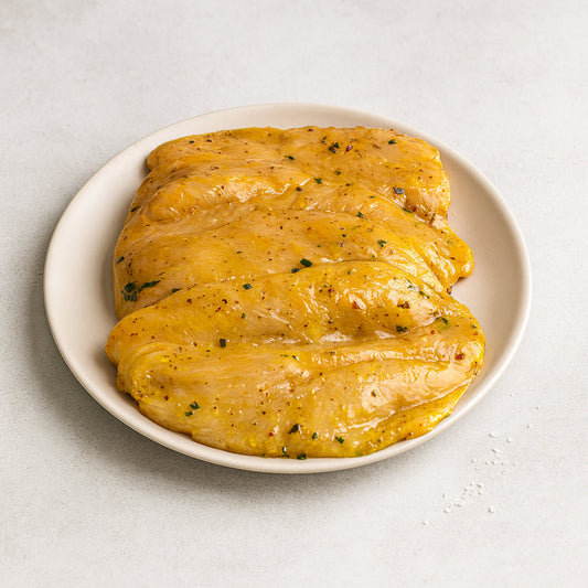 Gemarineerde Kipfilet in Plakken | € / kg
