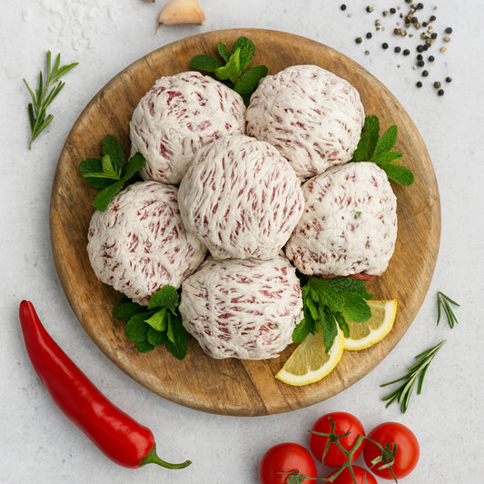 Kalfsgehakt Rôti (in Netvet) | € / kg